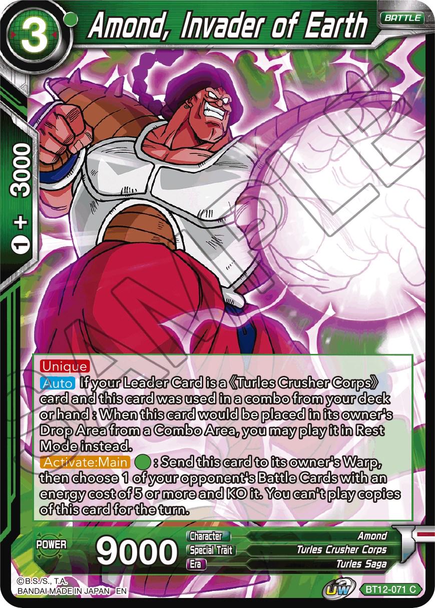 Amond, Invader of Earth