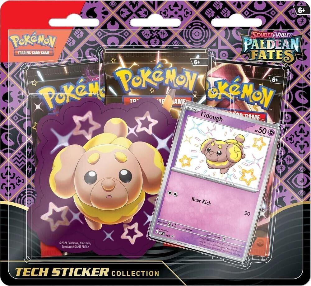 Tech Sticker Collection: Fidough Pokemon Paldean Fates