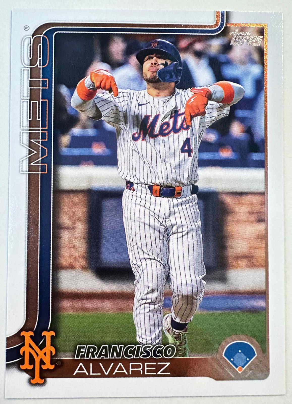 Francisco Alvarez #171 Baseball Cards 2025 Topps