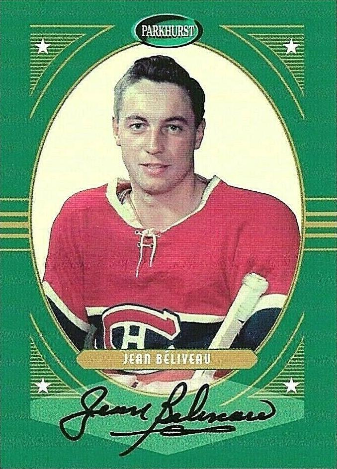 Jean Beliveau #PA-3 2001 Parkhurst Autograph Hockey
