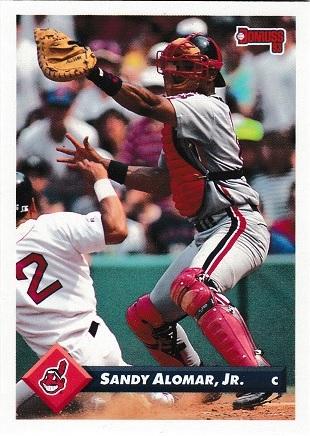 Sandy Alomar, Jr #39 Baseball Cards 1993 Donruss