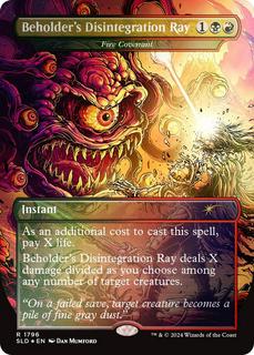 Beholder's Disintegration Ray - Fire Covenant