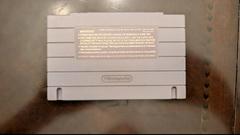 Cartridge Back | WWF Wrestlemania Arcade Game Super Nintendo