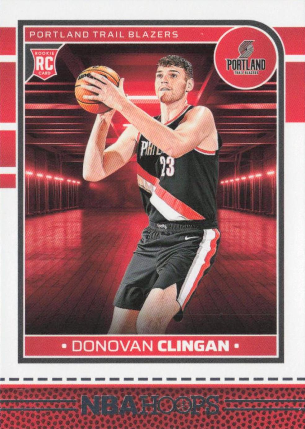 Donovan Clingan #237 Basketball Cards 2024 Panini NBA Hoops