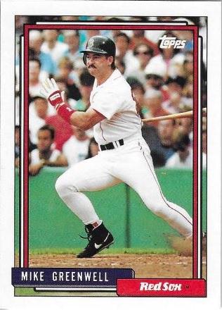 Mike Greenwell #113 Baseball Cards 1992 Topps