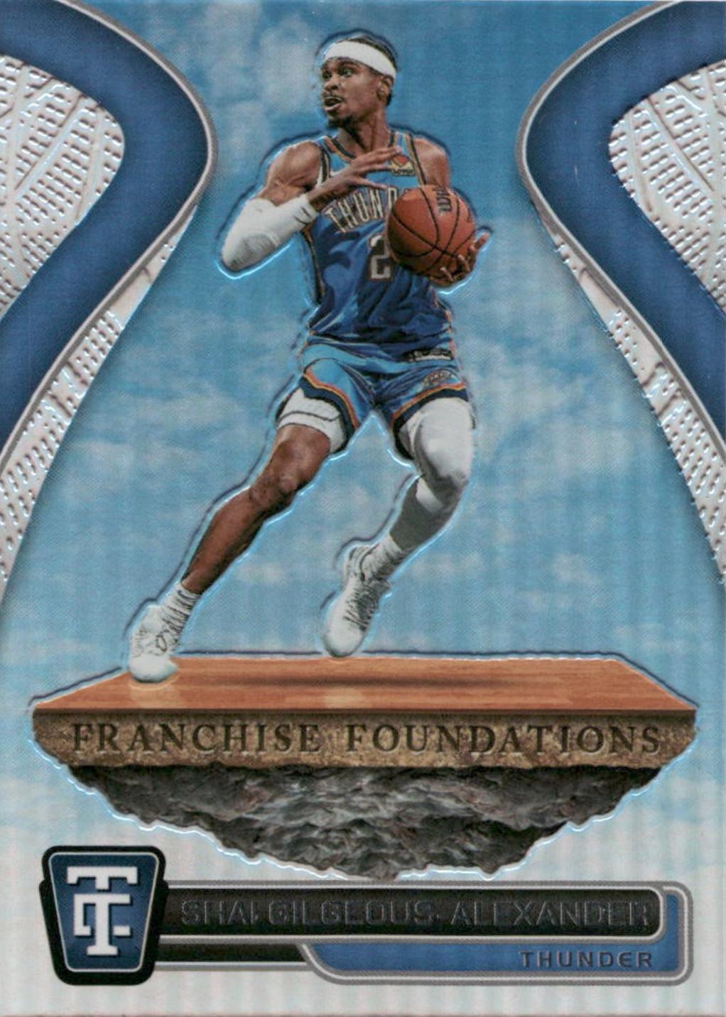 Shai Gilgeous-Alexander #6 Basketball Cards 2024 Panini Totally Certified Franchise Foundations