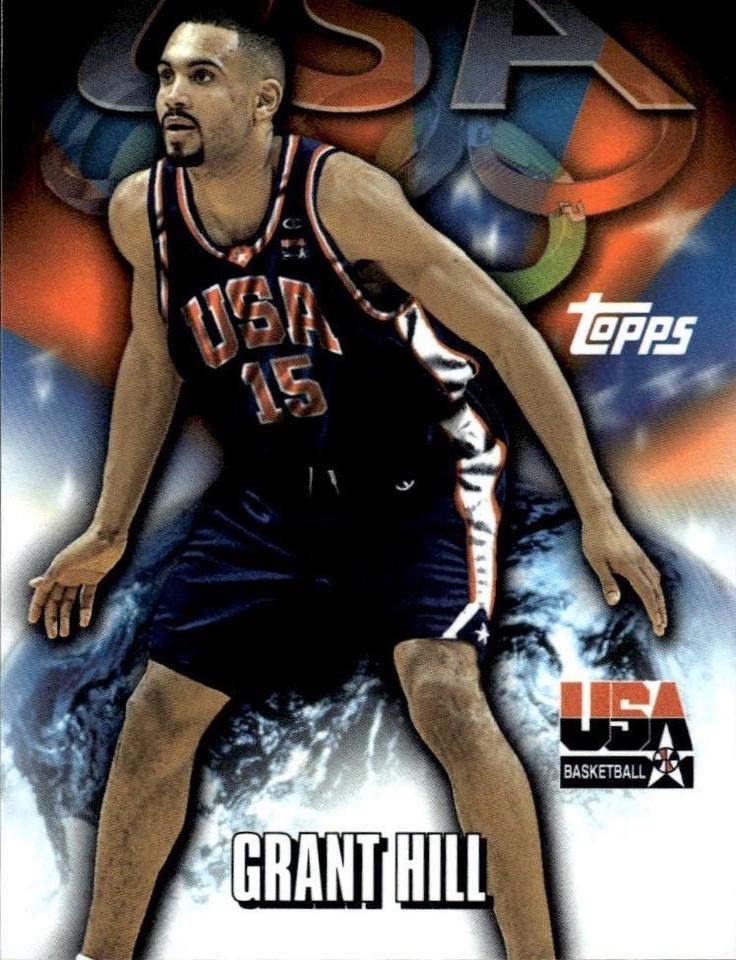 Grant Hill #56 2000 Topps Team USA Basketball