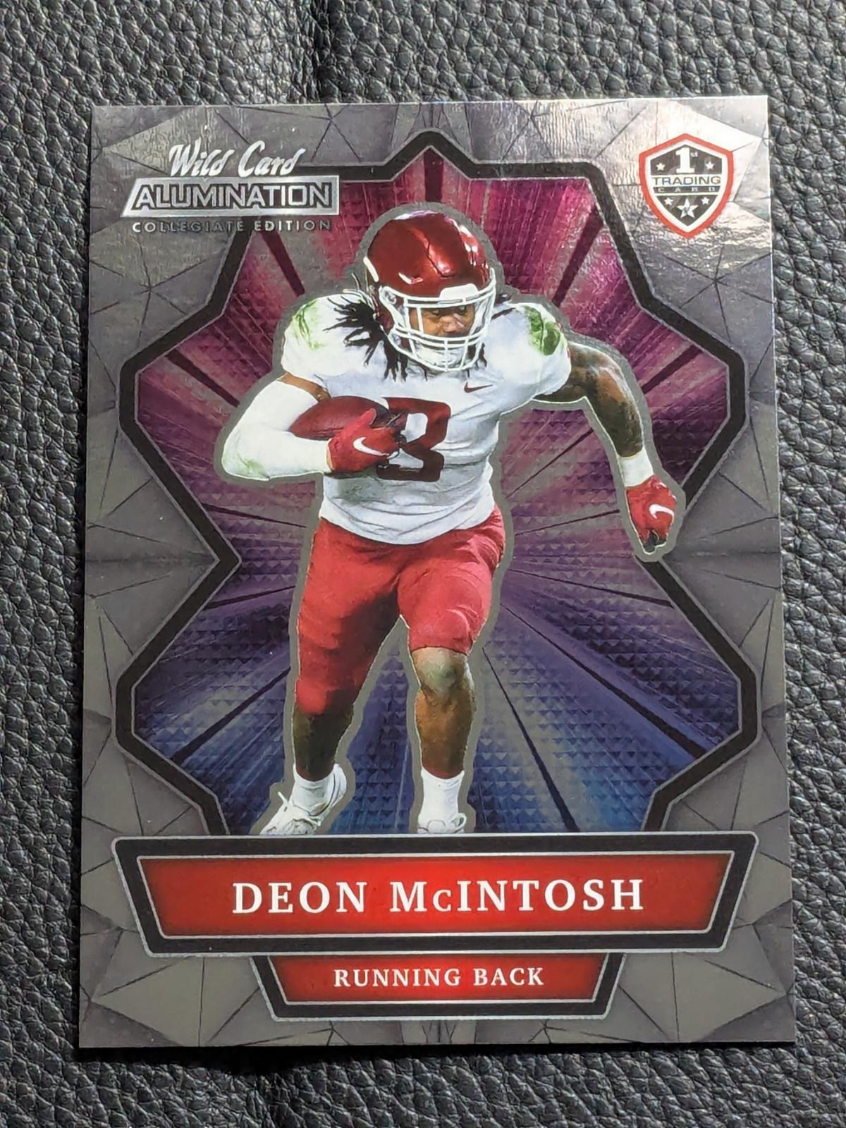 Deon McIntosh Football Cards 2021 Wild Card Alumination NIL