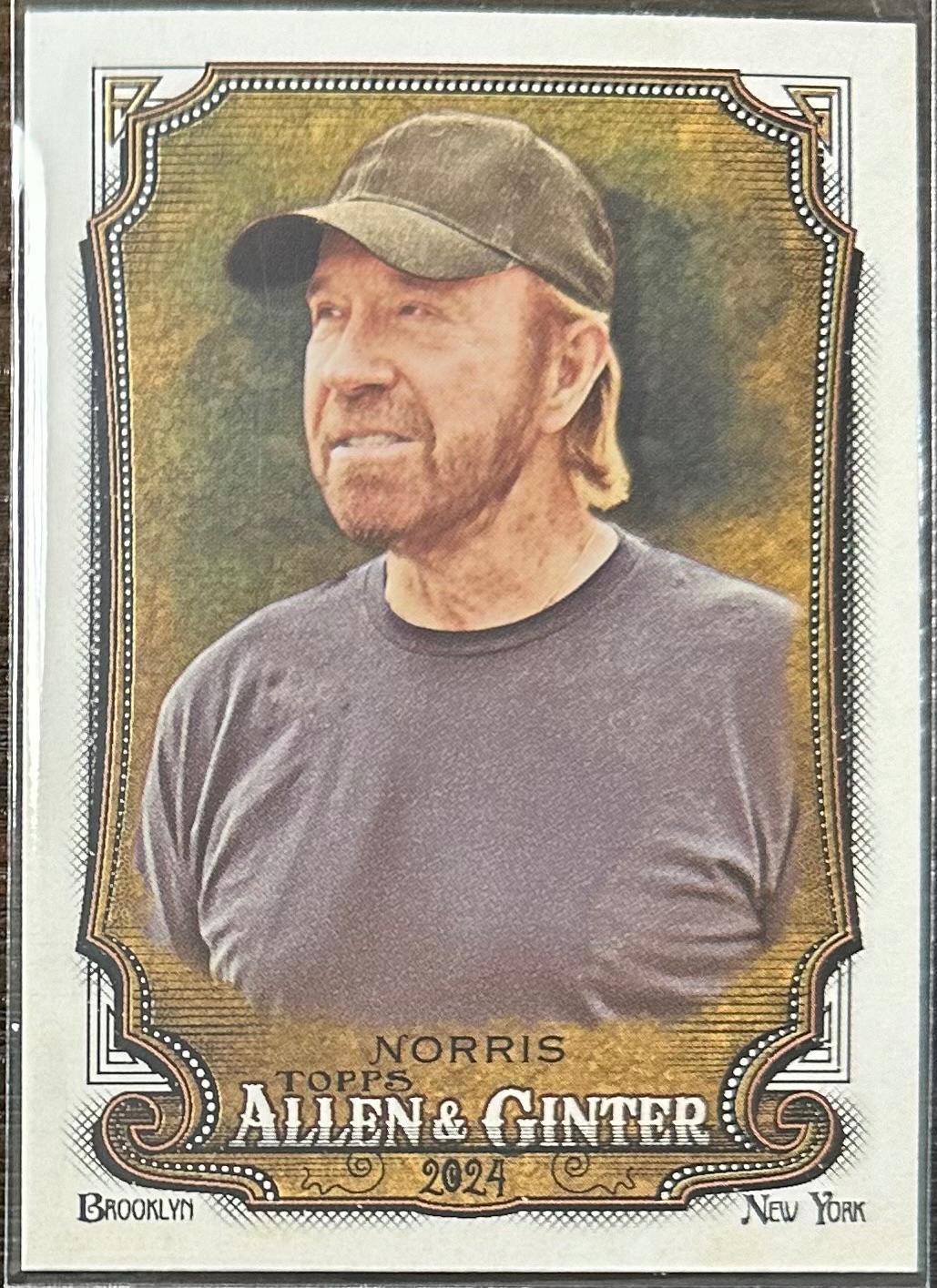 Chuck Norris #255 Baseball Cards 2024 Topps Allen & Ginter
