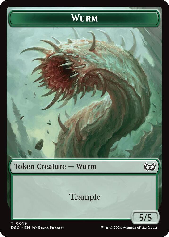 Wurm // Insect Token #19 Magic Duskmourn: House of Horror Commander
