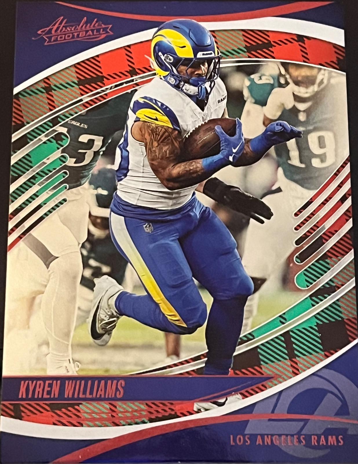 Kyren Williams #6 2025 Panini Absolute Countdown Calendar Football