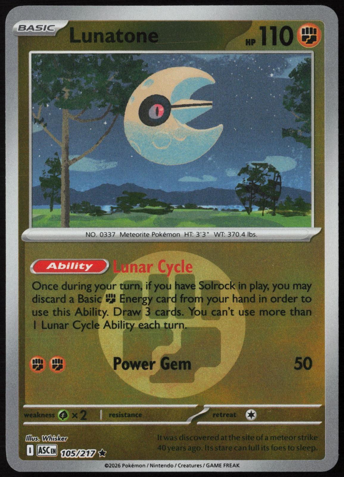 Lunatone Energy #105 — Ascended Heroes