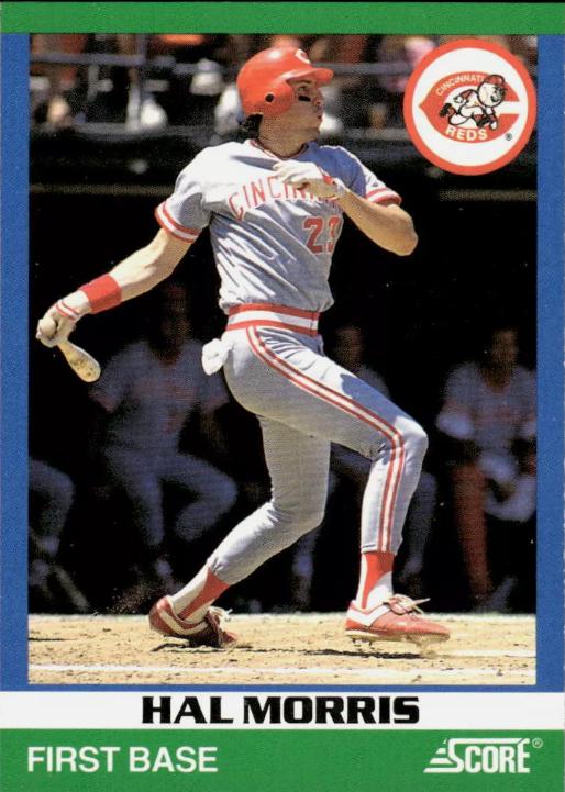 Hal Morris #98 Baseball Cards 1991 Score Rising Stars