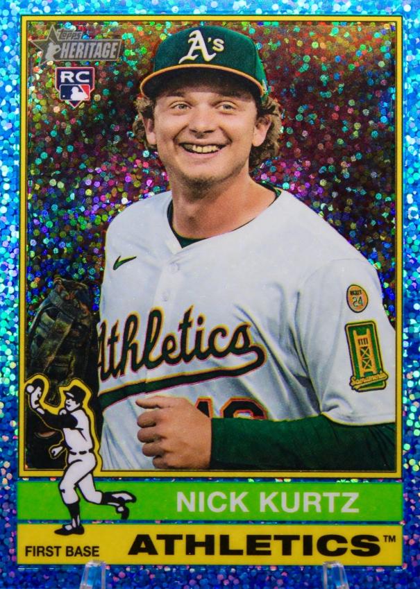 Nick Kurtz [Light Blue Sparkle Refractor Chrome SP] #706 Prices