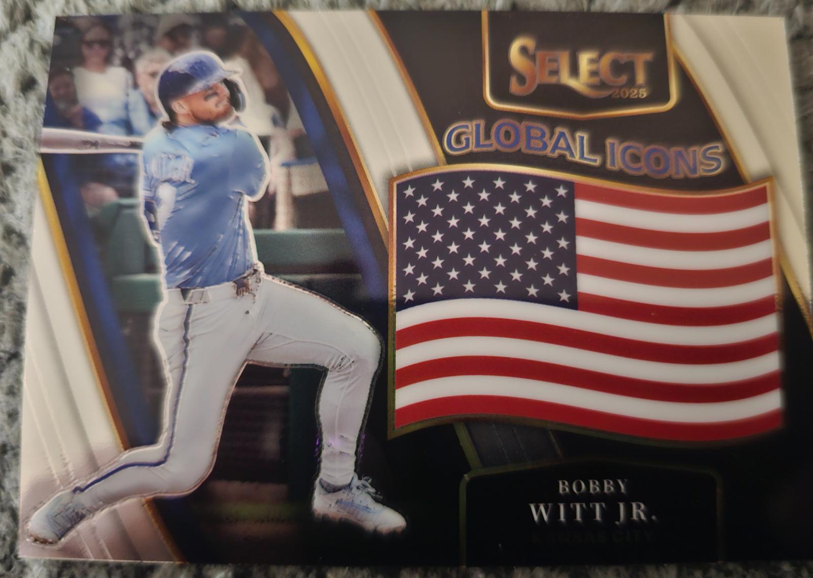 Bobby Witt Jr. #22 2025 Panini Select Baseball Global Icons