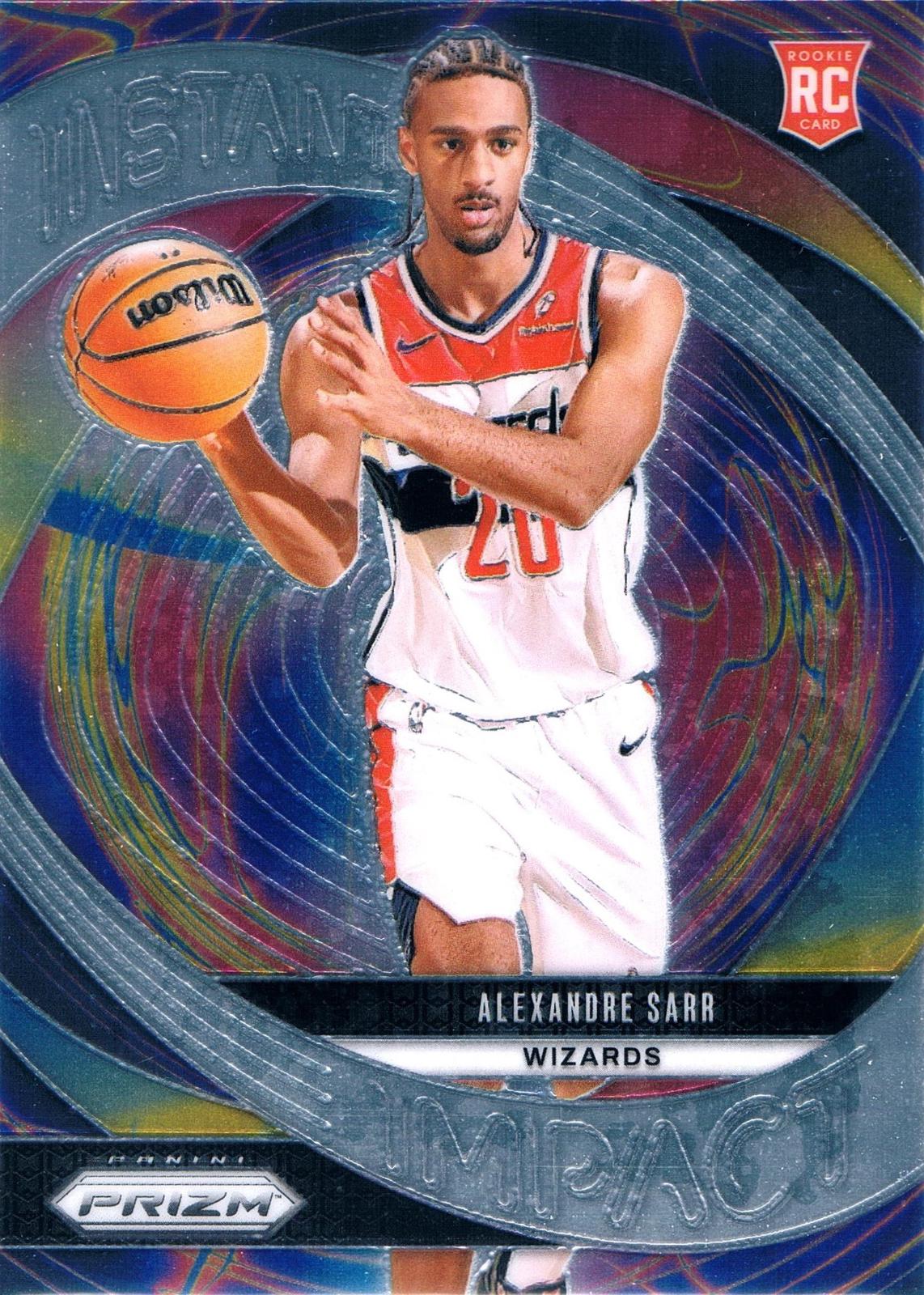2024 Panini Prizm Instant Impact Alexandre Sarr #1 card