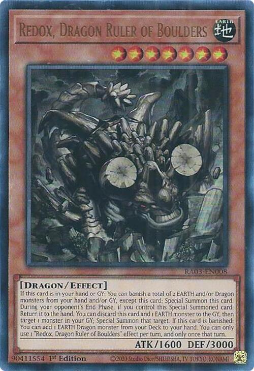 Redox, Dragon Ruler of Boulders [Ultimate Rare] RA03-EN008 Prices