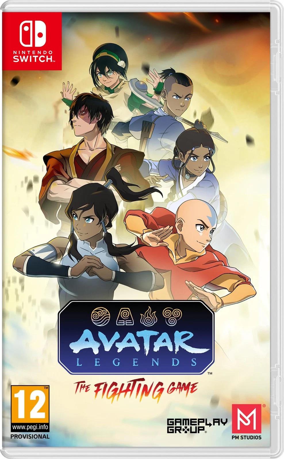 Carátula de AVATAR LEGENDS™: The Fighting Game para Switch (edición PAL España)