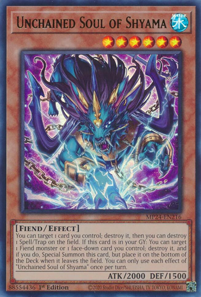 Unchained Soul of Shyama MP24-EN216 YuGiOh 25th Anniversary Tin: Dueling Mirrors
