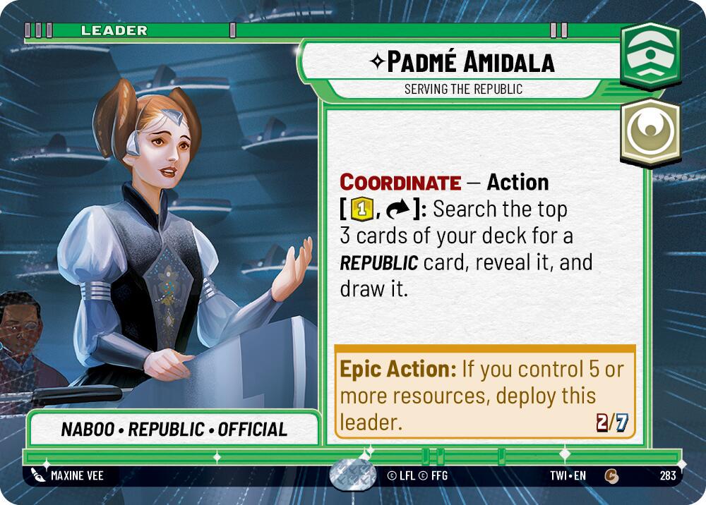 Padme Amidala - Serving the Republic [Hyperspace Foil] #283