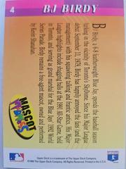 1993 UD, Fun Pack, Mascot Madness Sub-Set. | BJ Birdy Baseball Cards 1993 Upper Deck Fun Pack