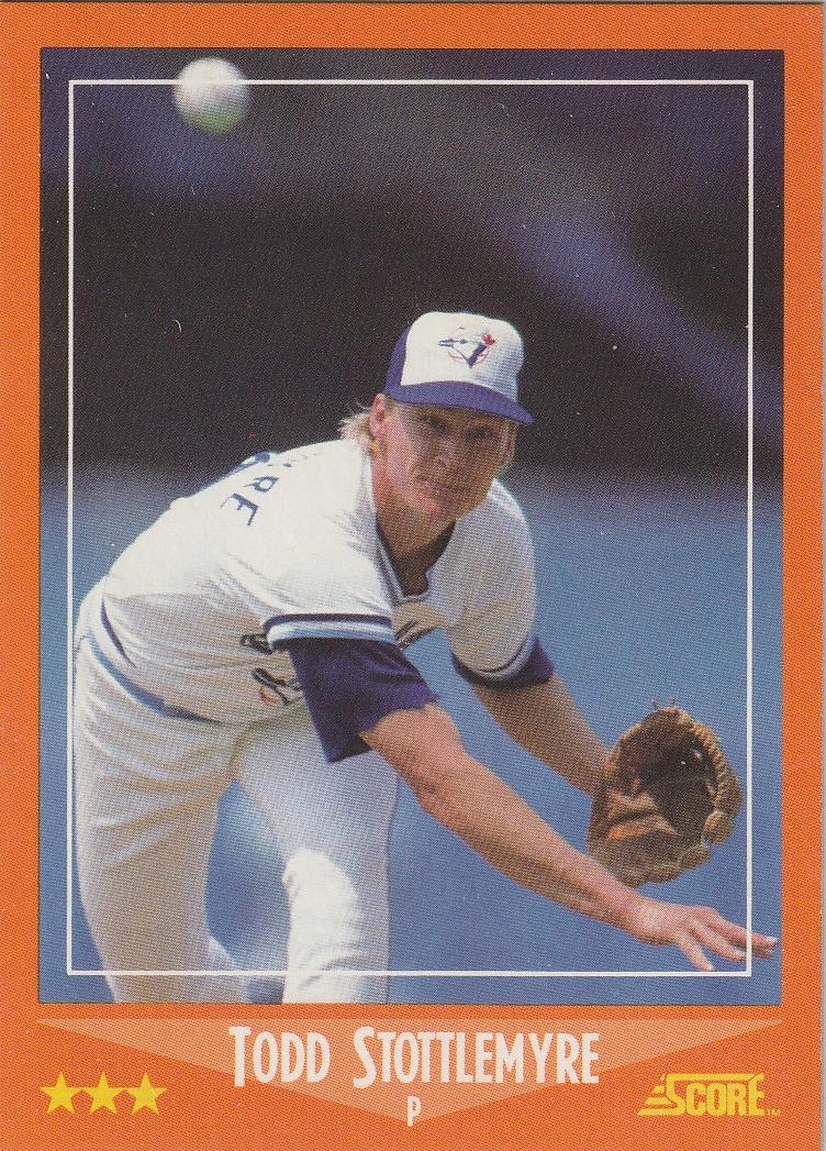 Todd Stottlemyre #90T 1988 Score Traded Baseball