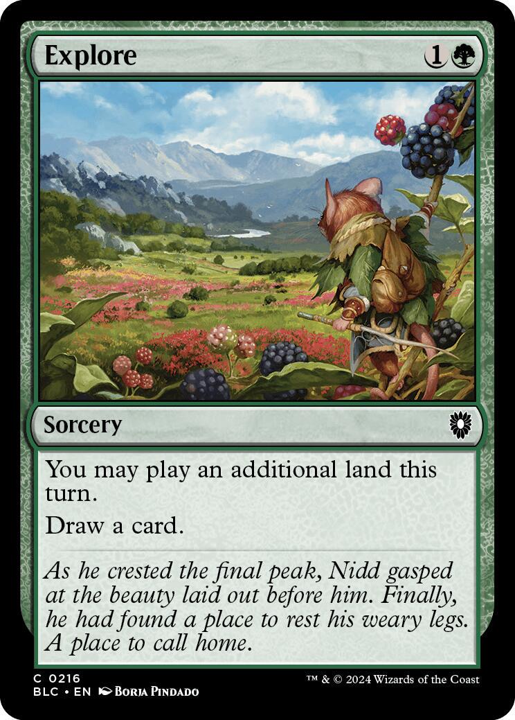 Explore #216 Magic Bloomburrow Commander