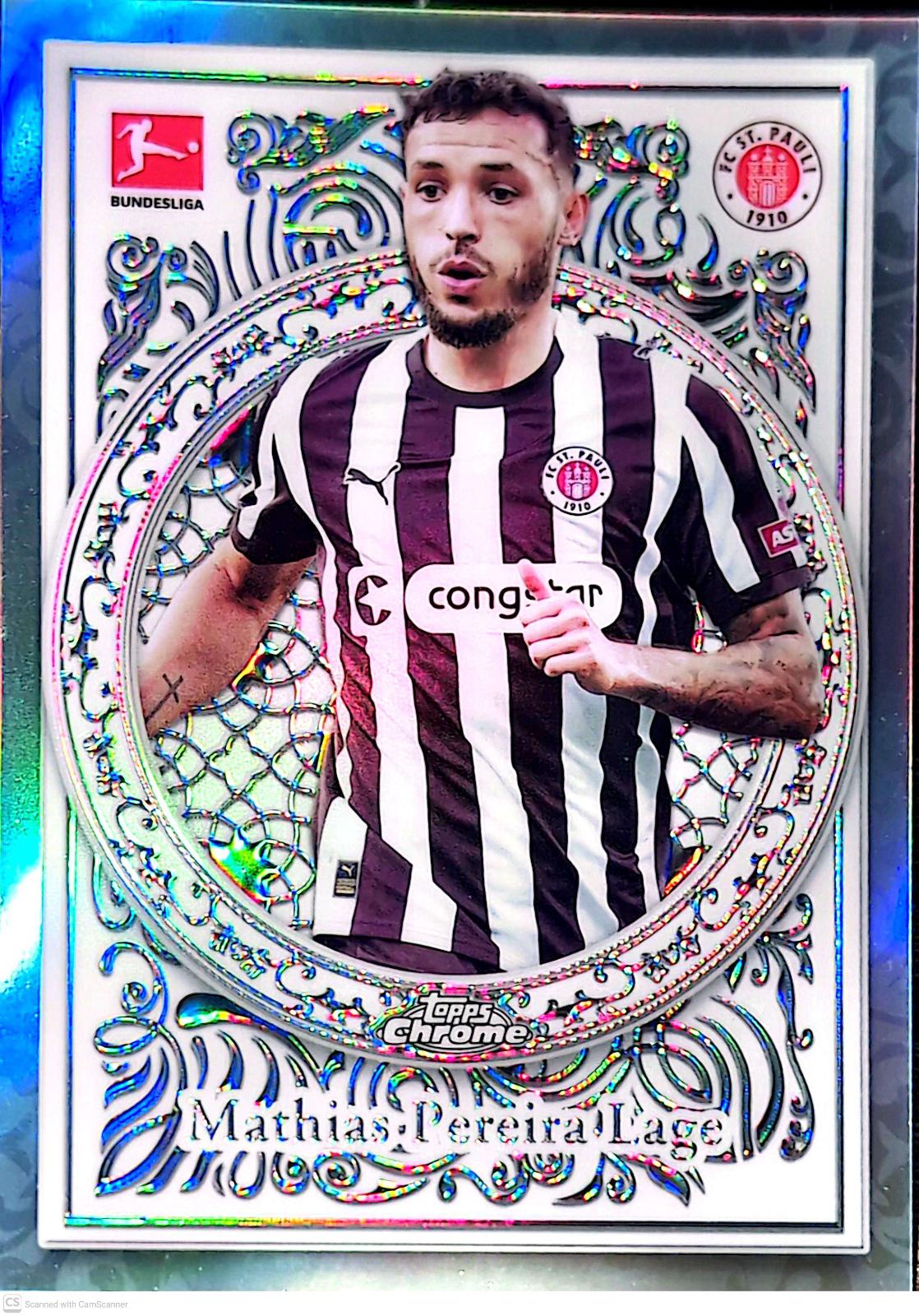 Mathias Pereira Lage #OR-11 2025 Topps Chrome Bundesliga Ornaments Soccer