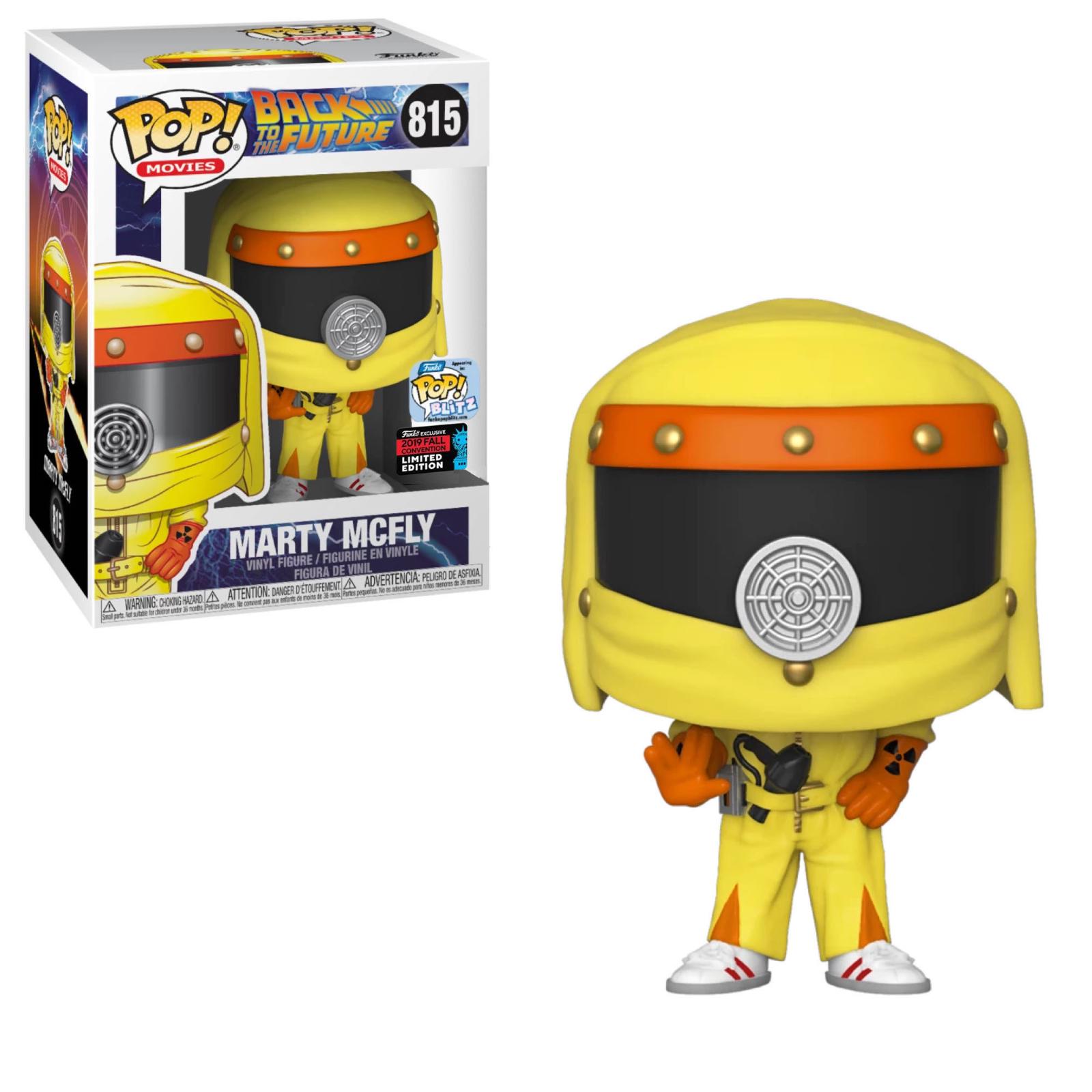 Marty McFly #815 Back to the Future Funko Pop Fall Convention Convention exclusive box and figure