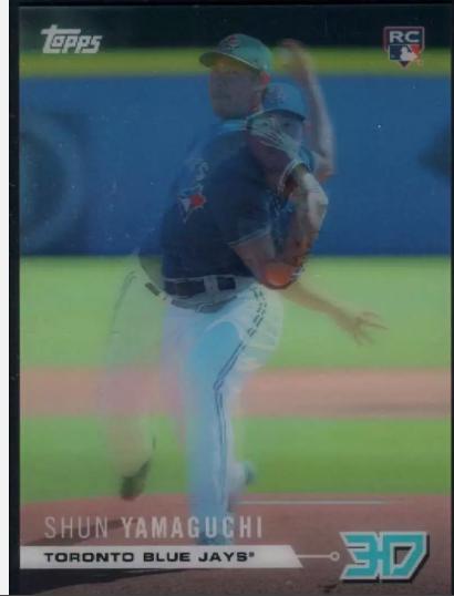 Shun Yamaguchi #M-14 Baseball Cards 2020 Topps on Demand 3D Rookie Class Motion