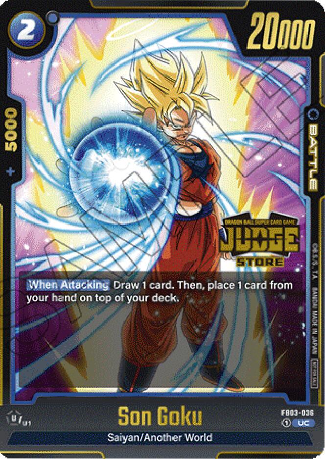 Son Goku FB03-036 Dragon Ball Fusion World Judge Promo