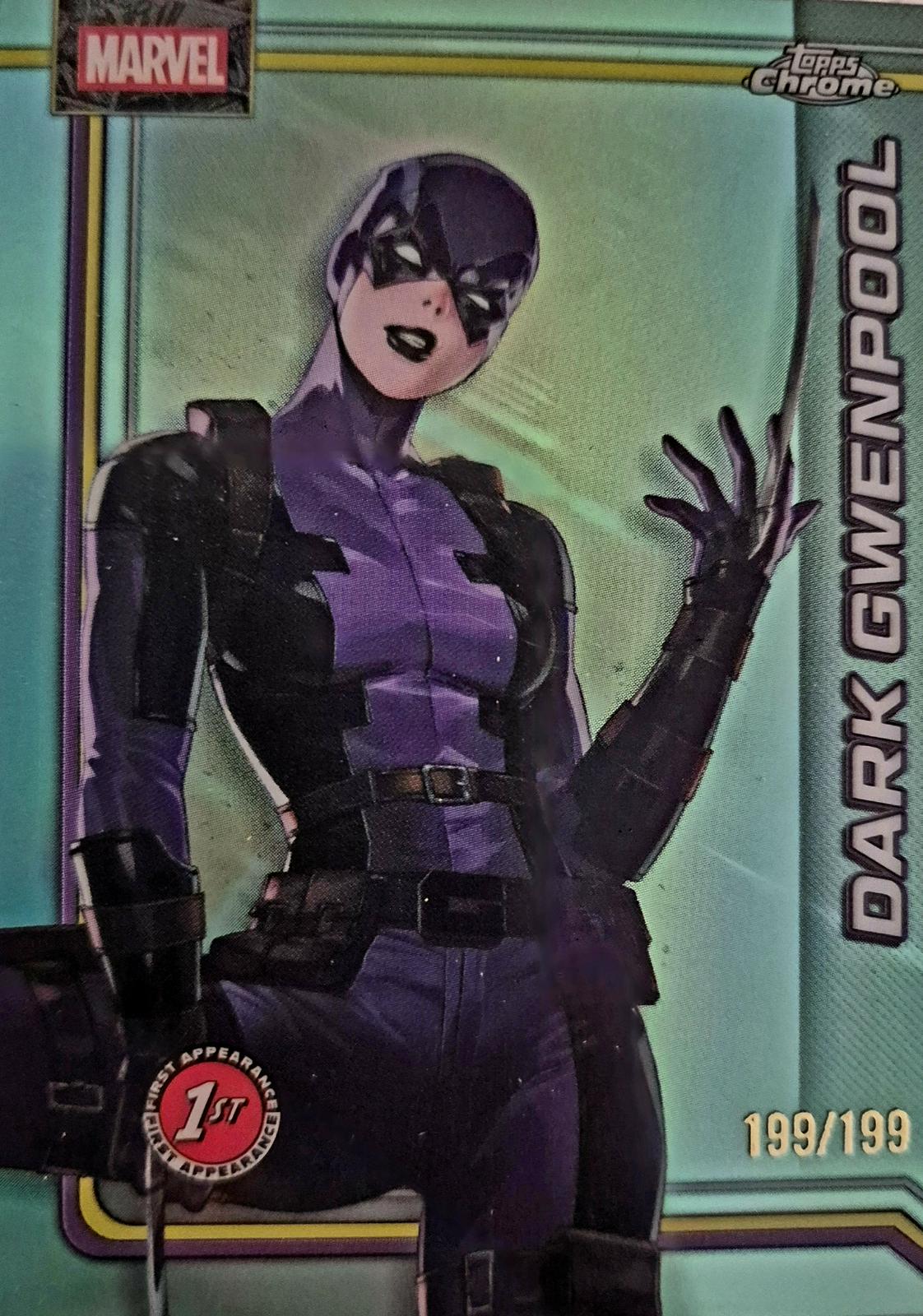 Dark Gwenpool Aqua Refractor