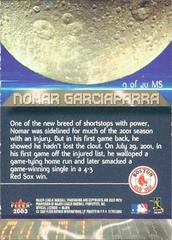 Back | Nomar Garciaparra Baseball Cards 2003 Ultra Moonshots