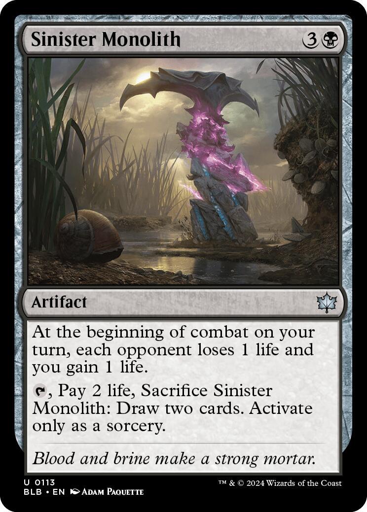 Sinister Monolith condition prices