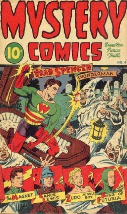 Mystery Comics #4 (1944) Comic Books Mystery Comics