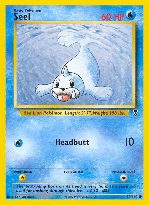 Seel #92 Pokemon Legendary Collection