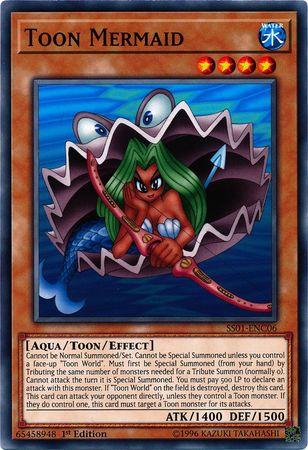 Toon Mermaid SS01-ENC06 YuGiOh Speed Duel Starter Decks: Destiny Masters
