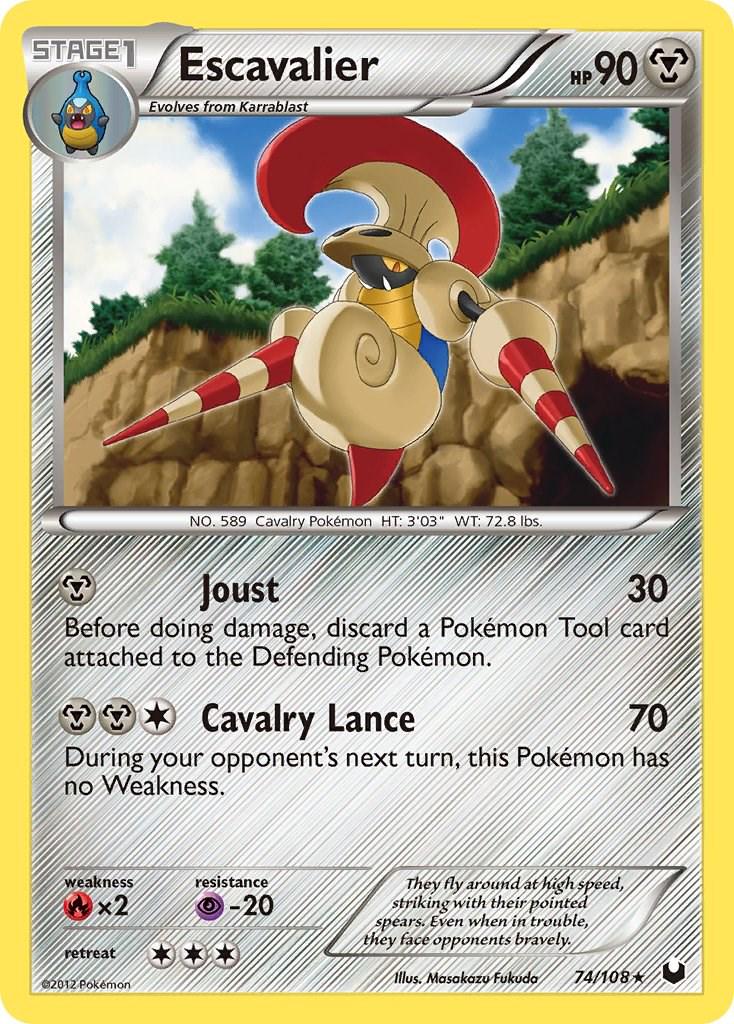 Escavalier #74 Pokemon Dark Explorers