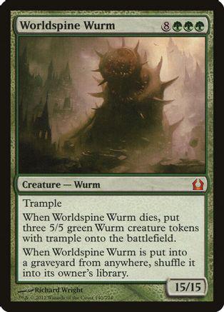 Worldspine Wurm #140 Magic Return to Ravnica