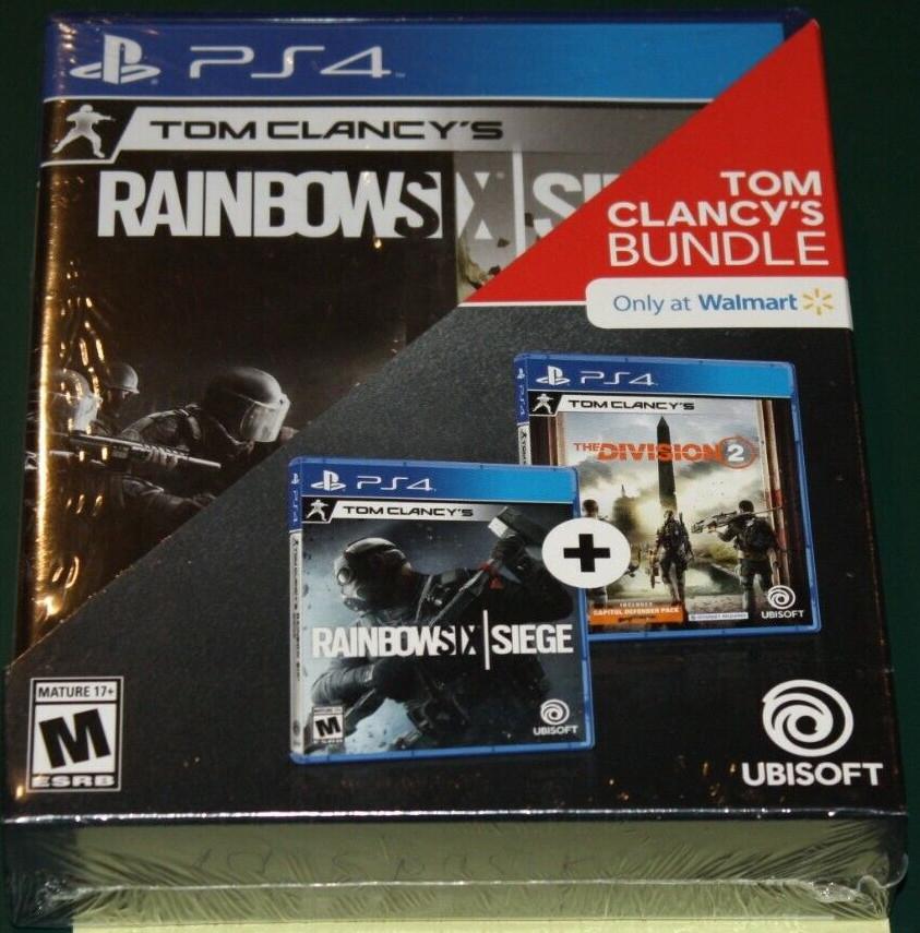Rainbow Six Siege & The Division 2 Playstation 4