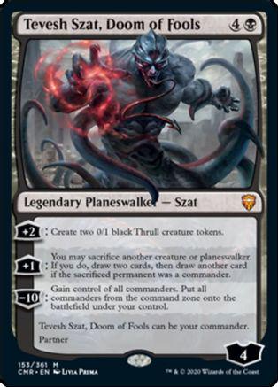 Tevesh Szat, Doom of Fools #153 Magic Commander Legends