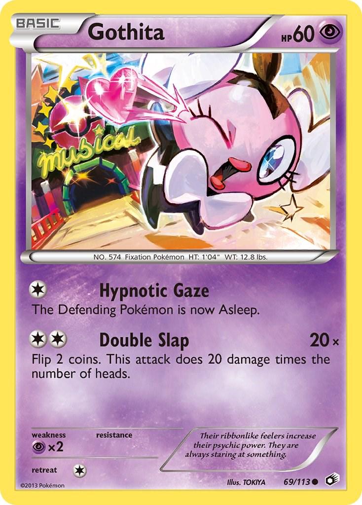Gothita #69 Pokemon Legendary Treasures