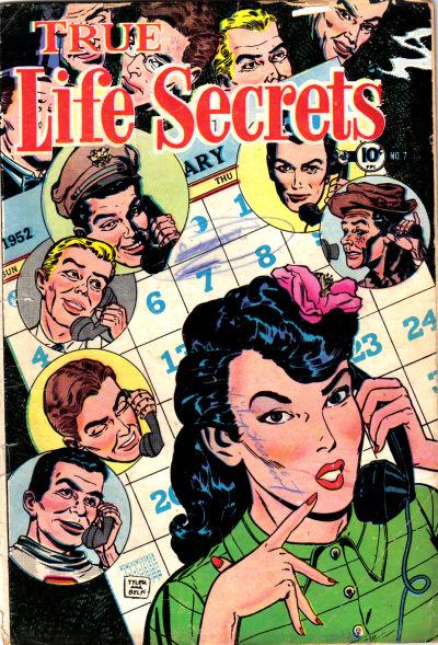 True Life Secrets #7 (1952) Comic Books True Life Secrets