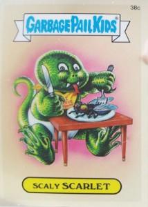 Scaly SCARLET #38c 2013 Garbage Pail Kids Chrome