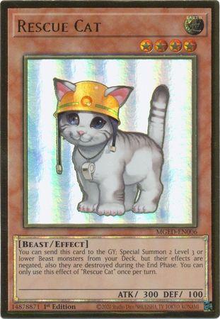 Rescue Cat MGED-EN006 YuGiOh Maximum Gold: El Dorado