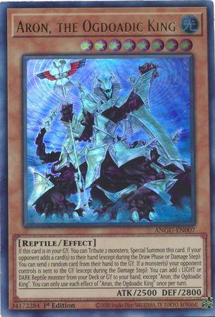 Aron, the Ogdoadic King ANGU-EN007 YuGiOh Ancient Guardians