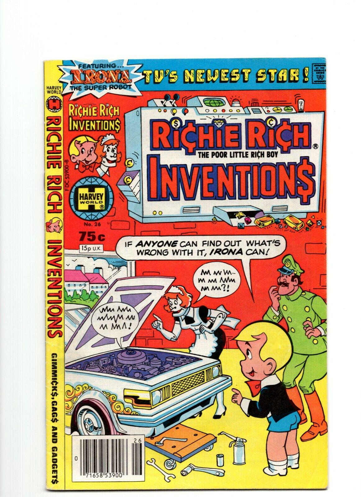 Richie Rich Inventions #26 (1982) Comic Books Richie Rich Inventions