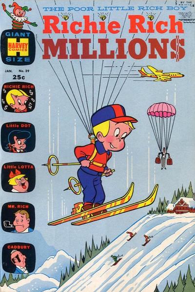 Richie Rich Millions #39 (1970) Comic Books Richie Rich Millions