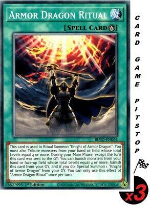 Armor Dragon Ritual BLVO-EN064 YuGiOh Blazing Vortex