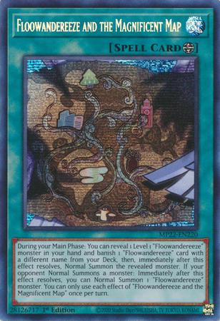 Floowandereeze and the Magnificent Map MP22-EN220 YuGiOh 2022 Tin of the Pharaoh's Gods Mega Pack